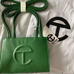 Telfar Small Shopping Bag in Leaf. NWT